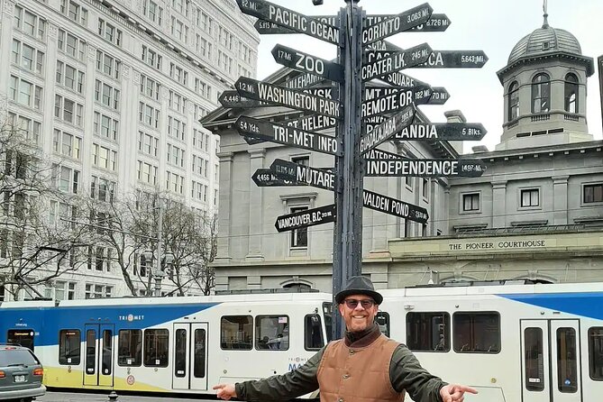 A Guided Walking Tour of Fabulous Downtown Portland, Oregon - Whimsical sculptures, then the Portland Building moment