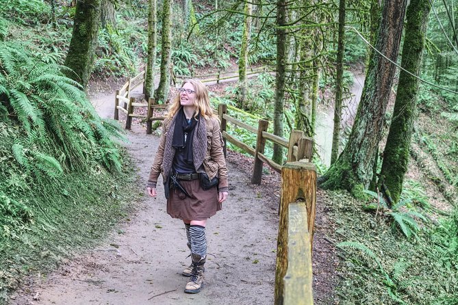 Forest Park Urban Hiking Tour, Portland - Witch’s Castle stop: the quick story break that keeps you awake
