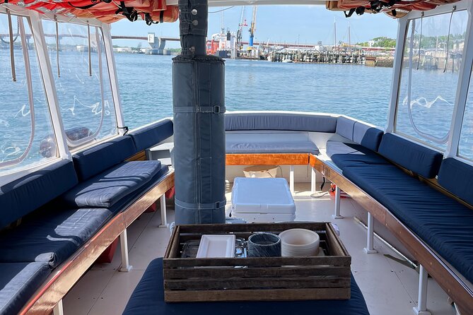 Large Group Private Wooden Boat Sightseeing & Lighthouse Charter - Old Port Start: From Gilbert’s Chowder House to the Dock