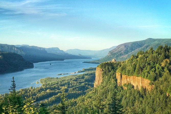 Multnomah Falls and Columbia River Gorge Half-Day Hiking Tour - Vista House and gorge viewpoints: architecture breaks the hiking rhythm