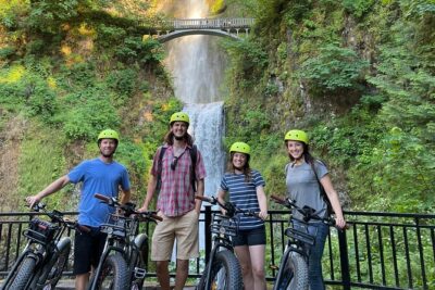 Multnomah Falls Ebiking Tour to 6 Columbia River Gorge Waterfalls - E-Biking the Waterfall Corridor in Plain English