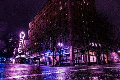 Portland: Ghosts Boos and Booze Haunted Pub Crawl - Meeting at The Benson Hotel: Lanterns, Elegance, and First Shivers