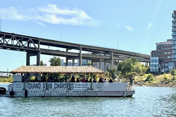 Portland Happy Hour Cruise, 1.5-Hour Tiki Boat Party - Tiki Boat Comfort on the Willamette: The Real Reason This Works