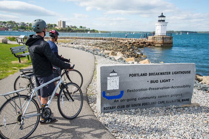 Portland Maine City and Lighthouse EBike Tour - Back Cove Trail: a local-feeling ride with skyline payoff