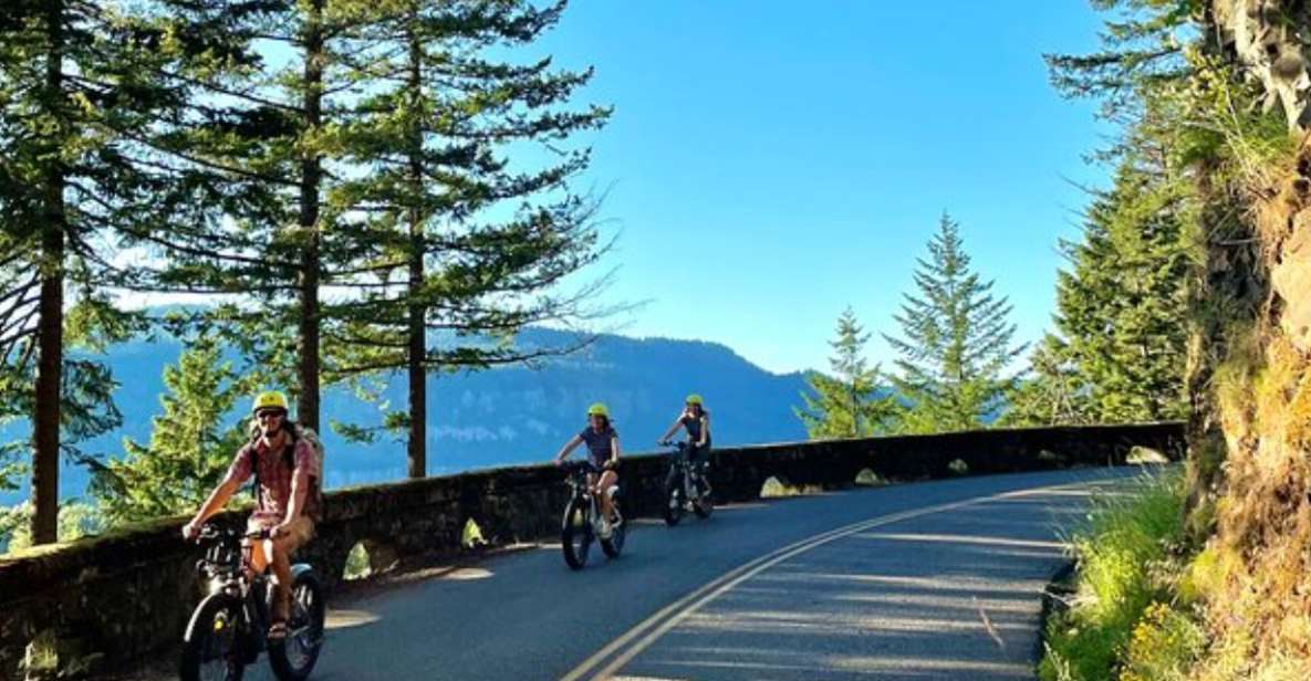 Portland: Multnomah Falls E-Bike Tour in the Columbia Gorge - Crown Point Vista House: Big Views for Your First Hour