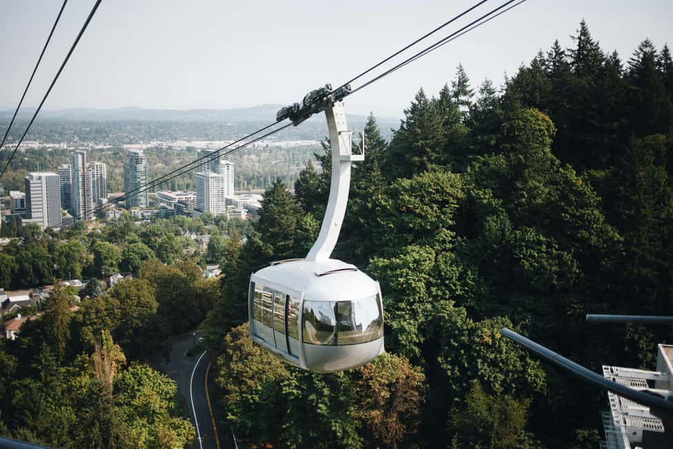Portland, Oregon: City Highlights Tour with Aerial Tram Ride - Washington Park stops: time to breathe before the “big view” moments