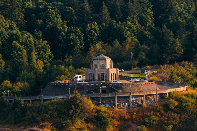 Stunning Air Tour of the Columbia River Gorge by Envi Adventures - Crown Point State Park: The Vista House Views From Above